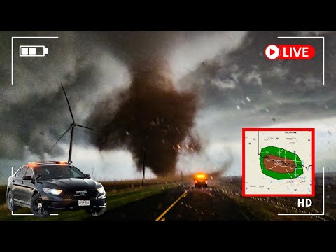 🔴Live STORM CHASER: Let's try to find a tornado in Texas or Oklahoma!
