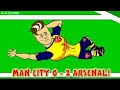 Santi Cazorla DANCE-MAN CITY vs ARSENAL FC 0-2 (442oons Parody)