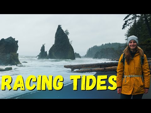 Rialto Beach to Hole in the WALL🚪 Amazing Places to Visit Near Forks WA