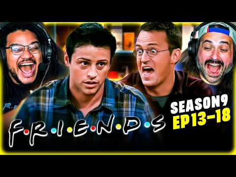 FRIENDS Season 9 Ep 13-18 REACTION – THE MOST CHAOTIC ROSS & RACHEL ERA YET?! REVIEW
