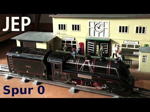 Stromlinien Dampflok JEP Typ 120 elektrisch Spur 0 * Gauge 0 SNCF* E-Lok Typ BB 9001 (1940-1950)