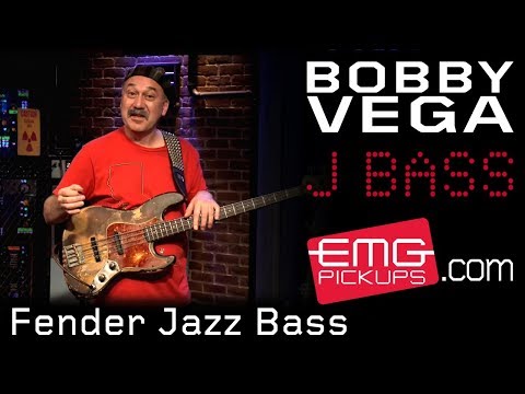 Bobby Vega on Fender Jazz Bass and Acoustic 360 - EMGtv