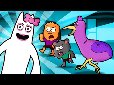 Dogo e Ratch em Garten of Banban 2 - Parte 2 | A creche do Banban | Animação