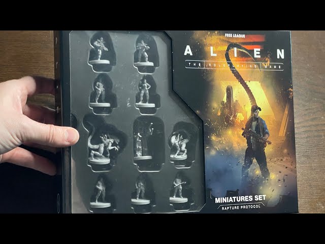 Vídeo relacionado con Free League Alien RPG Miniatures Set: Rapture Protocol - 20 Figuras para Juegos de rol de Terror de Ciencia ficción
