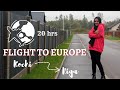 My First Solo Flight To Europe 20 Hrs Flight Malayalam Vlog