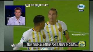 Teo y Ruben, la interna por el penal en Central | Debate Final
