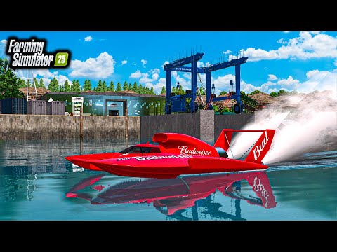 I BOUGHT THE 3000HP JET ENGINE BOAT! (PROP SHOP #8) | FS25