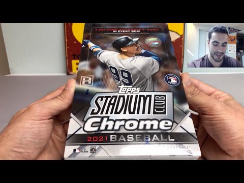 2021 Topps Stadium Club Chrome Hobby Box - New Release!!!