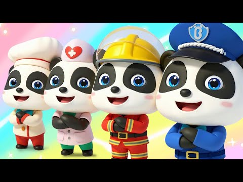 Kids Learn Professions | Learn Occupations | Nursery Rhymes & Kids Songs | BabyBus