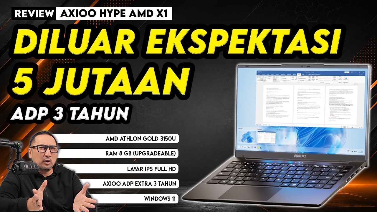 Review Axioo Hype AMD X1: Terjangkau, Kencang, & Aman Kalau Dimaling