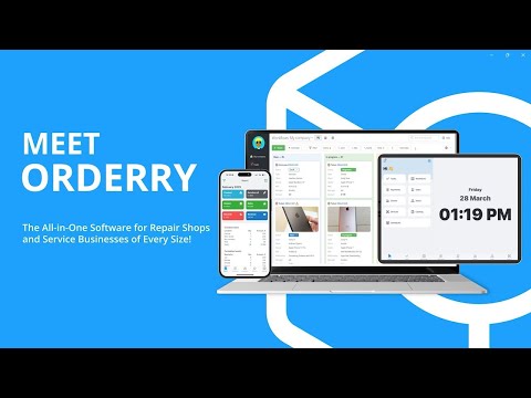 Orderry - The Best CRM for Repair Shops