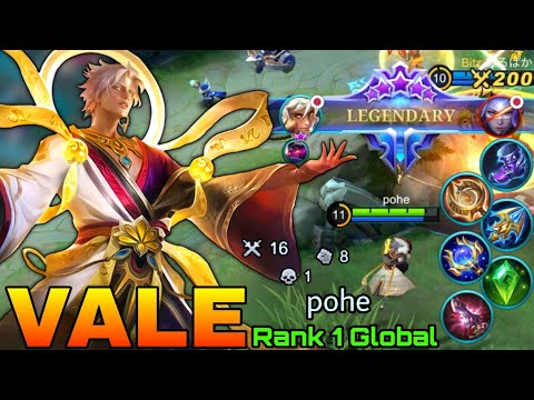The Storm is Coming! Vale Legendary Gameplay! - Top 1 Global Vale by pohe - Mobile Legends