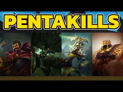 PENTAKILL MONTAGE. GRAVES, WARWICK, MASTERYI, AZIR PLAYS. LOL META GUIDE AND BUILD