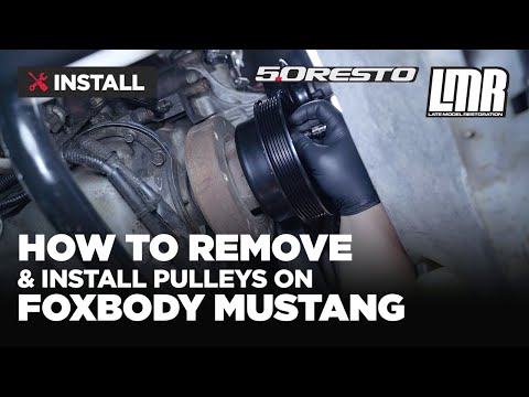 How To Remove & Install Pulleys On Your Fox Body Mustang (79-93)