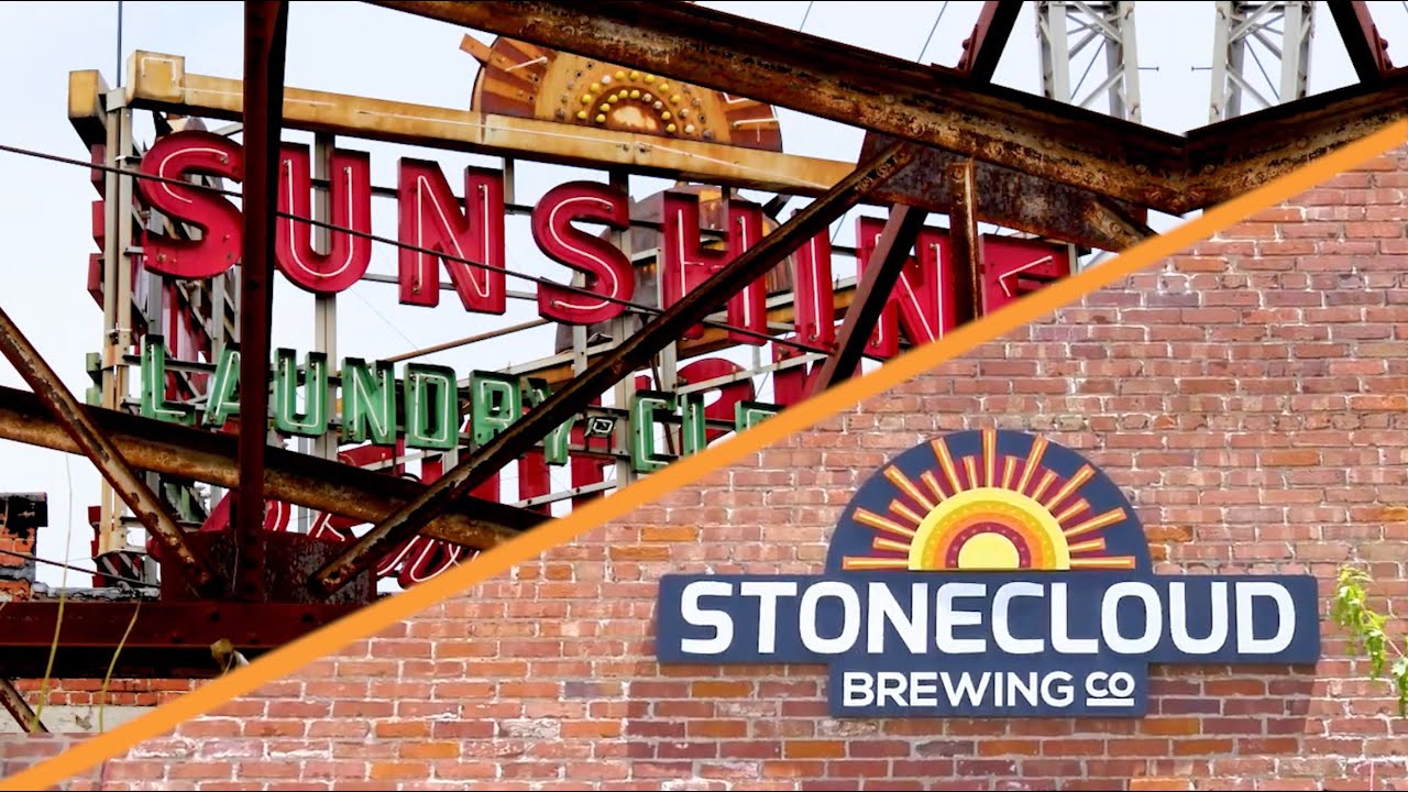 This #old Drive-Thru Laundry Factory brews Beer now | Sunshine Cleaners Saved! #restored #brewing