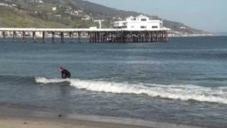 Surfing Malibu Point, CA - 28 MAR 09