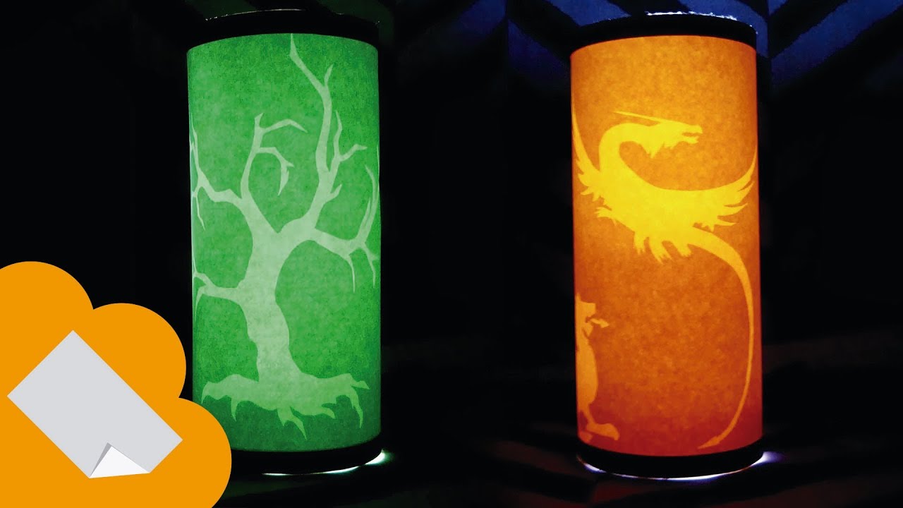 Como hacer lamparas de papel con figuras ocultas paper lamps hidden figures