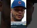 Willson Contreras gets emotional after last Cubs game ? #shorts