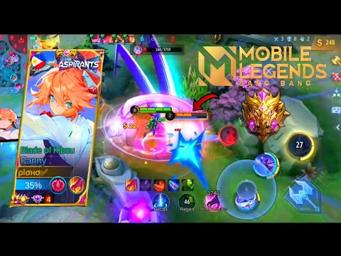 FANNY FAST ROTATION INVADE IN 2022 ⚡| RANK GAMEPLAY - MLBB