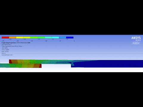 Press-fit Pipe ANSYS FEA Contact Axisymmetric