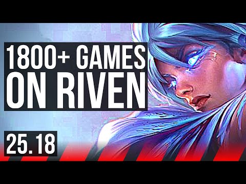 RIVEN vs CHO'GATH (TOP) | 1800+ games | EUW Master | 25.18