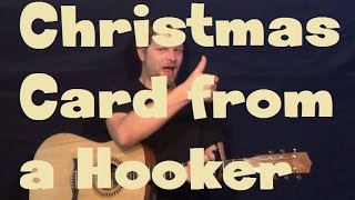 Christmas Card From A Hooker In Minneapolis (Tom Waits) Easy Guitar Lesson Capo 6th Fret