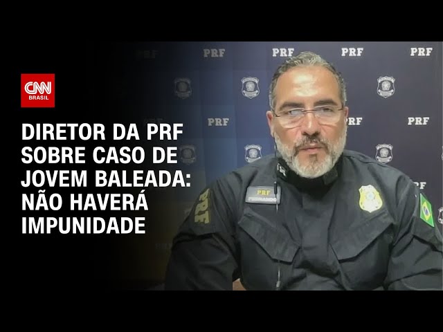 Diretor da PRF sobre caso de jovem baleada: Não haverá impunidade | CNN 360°