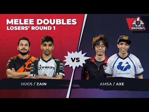 HugS/Zain vs aMSa/Axe - Melee Doubles: Losers' Round 1 - Smash Summit 6