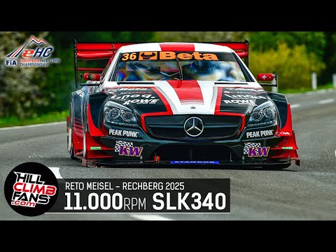 11.000rpm SLK340 at Hill Climb Rechberg 2025 | Reto Meisel ☆