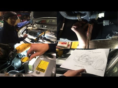 Toyota Prius Engine Coolant Change DIY | How To Drain (ICE Not Inverter) | 2004-2009 Gen 2 II Hybrid