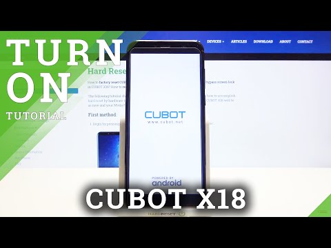 CUBOT X18 - How to Switch On & Activate Device