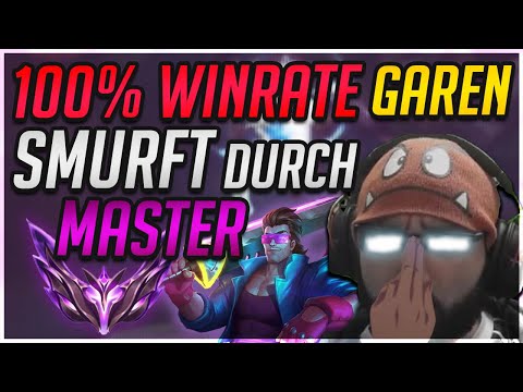 100% WINRATE GAREN IN MASTER?! Garen Toplane Gameplay [League of Legends Deutsch]
