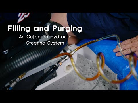 Filling and Purging a Uflex Steering System