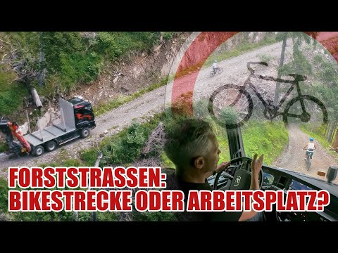 Forststraßen: Mountainbike-Strecke oder Arbeitsplatz?