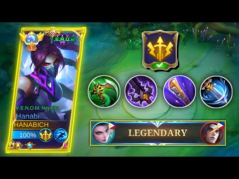 NEW BEST BUILD FOR HANABI 2023 | MOBILE LEGENDS | HANABIISH | SOLO GAME