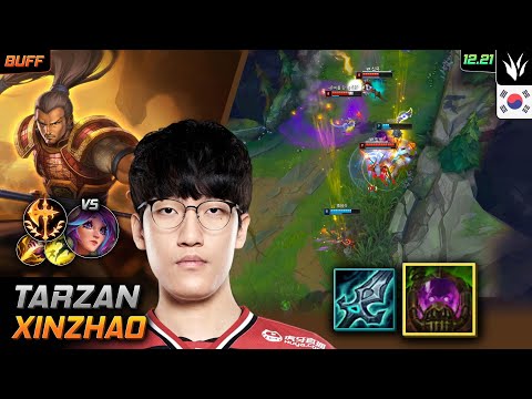 Tarzan Jungle Xin Zhao Build Turbo Chemtank Conqueror - LOL KR 12.21