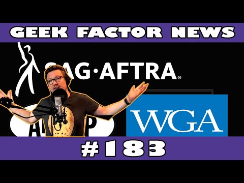 Geek Factor News 183   Strajki Scenarzystów i Aktorów w Holywood