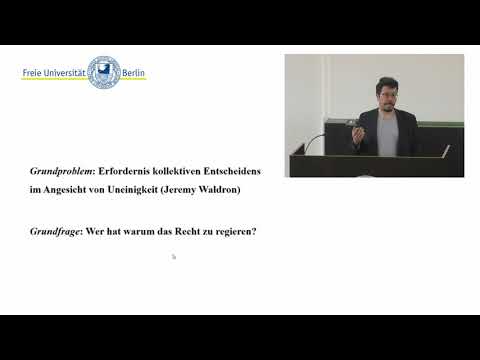 Was ist politische Theorie? Teil 2 | Vorlesung 2 Moderne politische Theorie | Prof. Ladwig