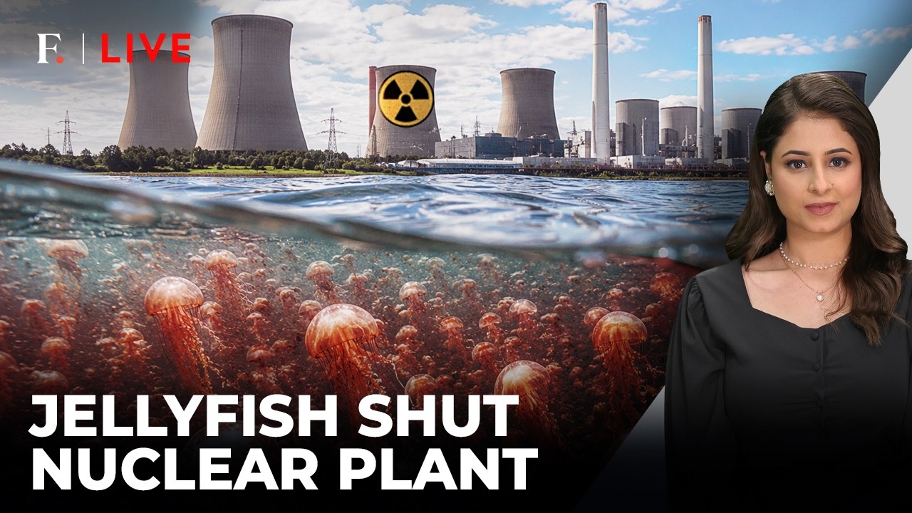 How a Massive Jellyfish Swarm Shut Down 3 French Nuclear Reactors | Firstpost Live | N18G