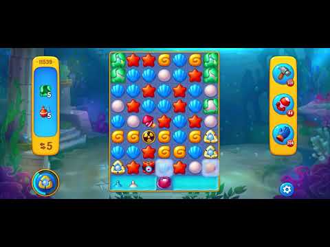 Fishdom level 11539 no boosters フィッシュダム ノーマル