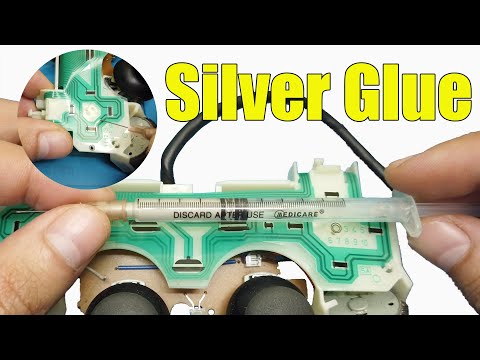 Conductive Adhesive Glue Silver for PCB Rubber Repair Conduction Paint Connectors Board Paste