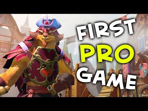 Pangolier FIRST PRO game in Dota history