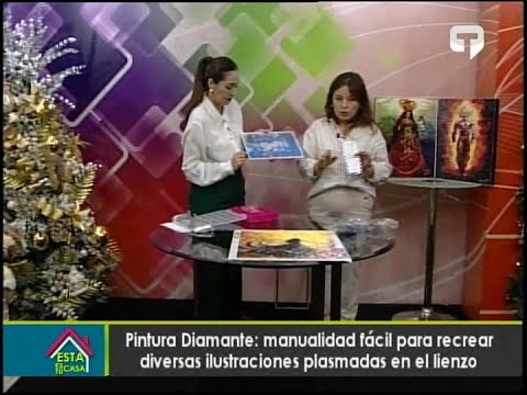 Pintura Diamante: Manualidad fácil para recrear diversas ilustraciones plasmadas en el lienzo