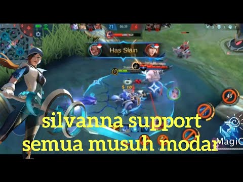 silvana item roam,jadi support selena,alucard,selenanya gak mati-mati///silvanna mobile legend