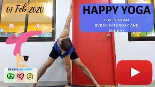 Happy Yoga with Byron - LIVE STREAM  - Best Yoga Class for Total Begin