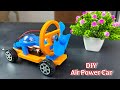 Diy Car Making Project Air Power Car Making With DC Motor