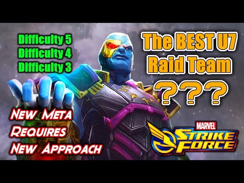 Best Ultimus 7 Raid Team | Difficulty 3 and Beyond | The New Approach | Marvel Strike Force | MSF