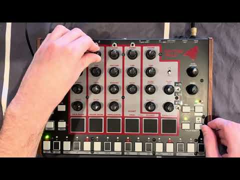Akai Rhythm Wolf Analog Drum Machine and Bass Synthesizer 2014 - Present - Black image 5