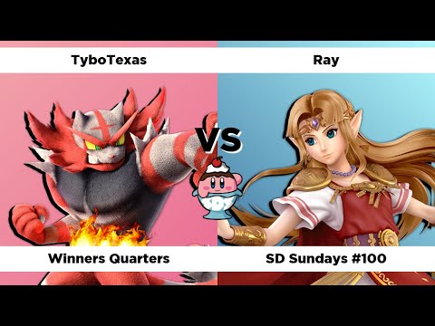 SD Sundays 100: TyboTexas (Incineroar) vs Ray (Zelda) Winners Quarters