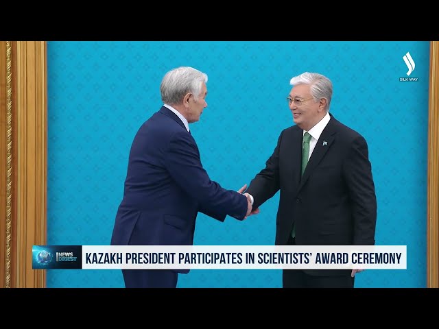 Мамлекет башчысы илимпоздорду сыйлоо аземине катышты